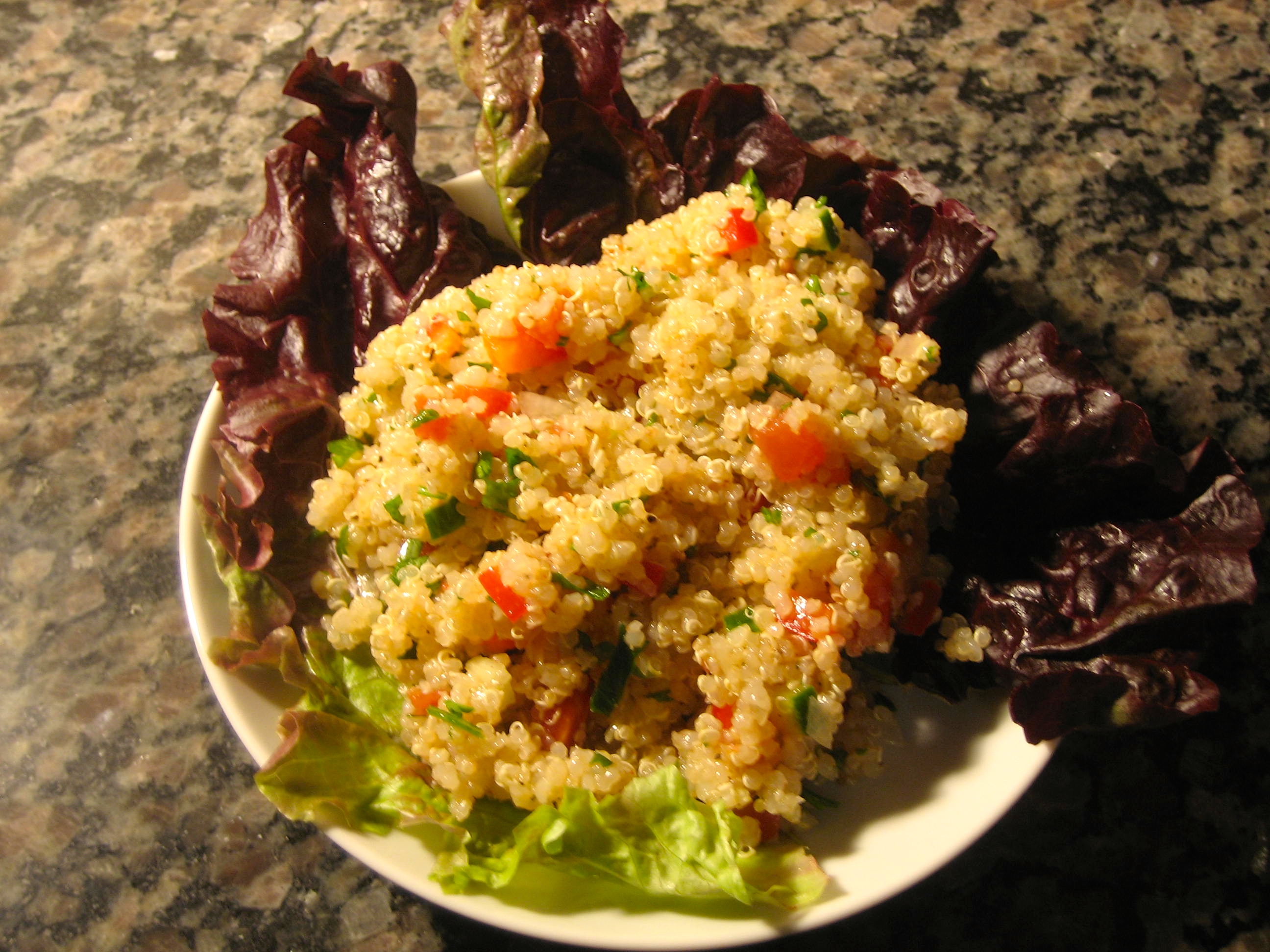 quinoa variation on tabouli