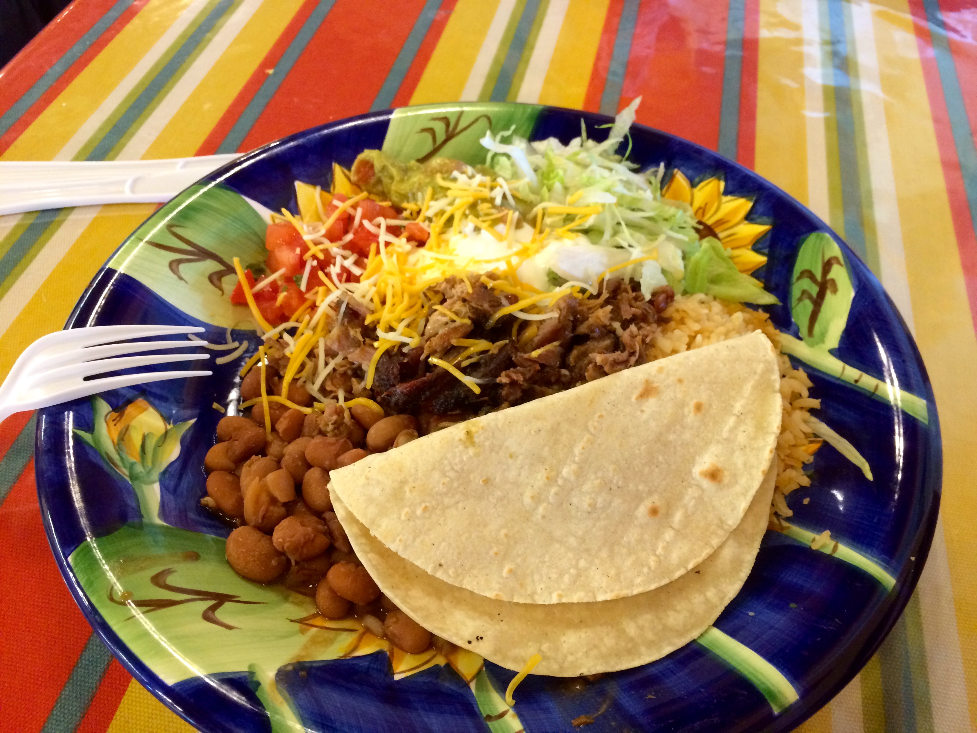 Mexican Plates Oscar's Burritos